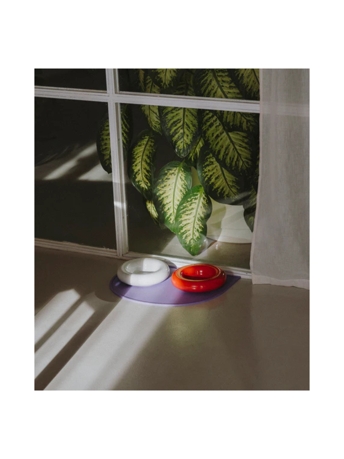 Ceramic Dog Bowl – Red