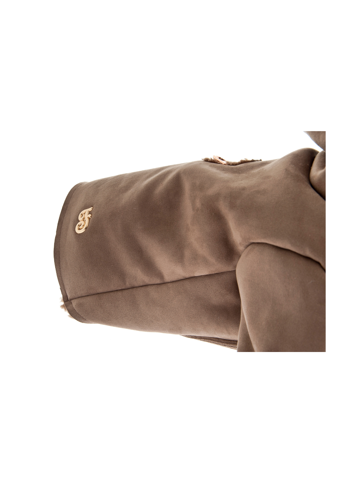 Poesia Shearling Dog Coat – Brown