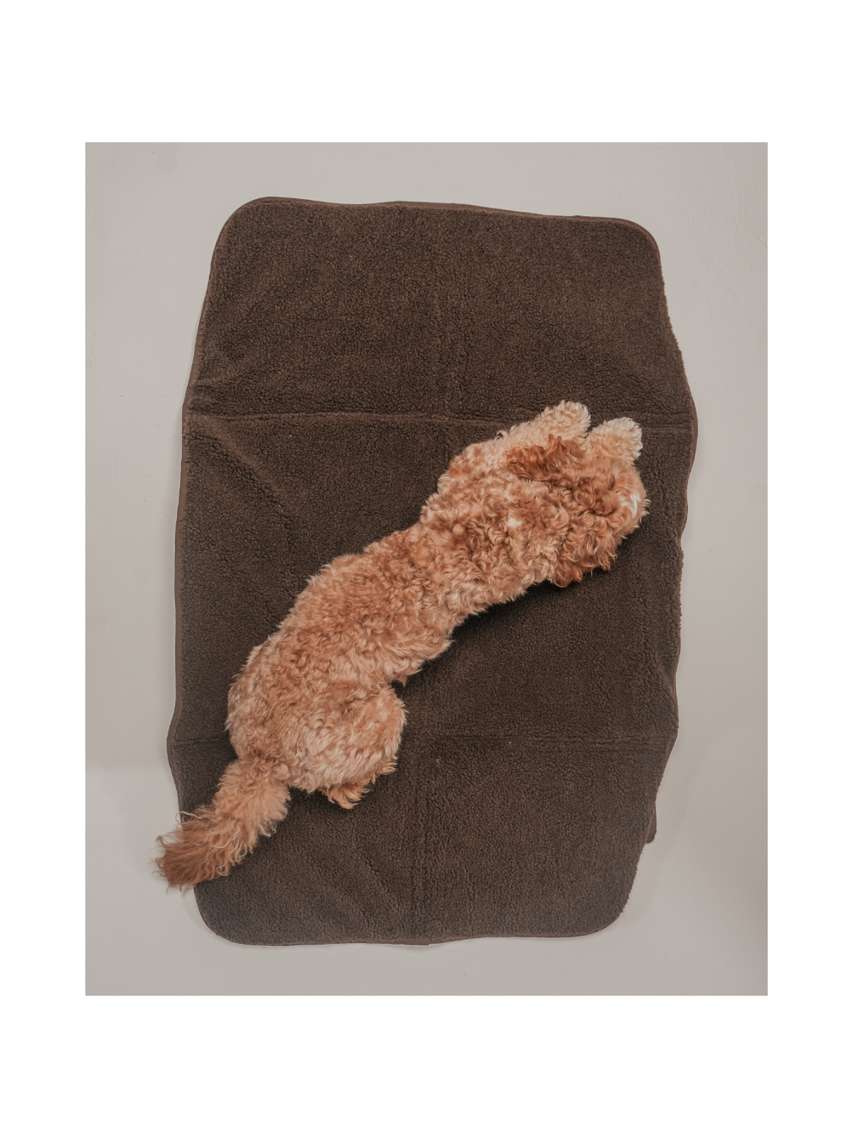 Quilted Settle Mat Tote – Chocolate
