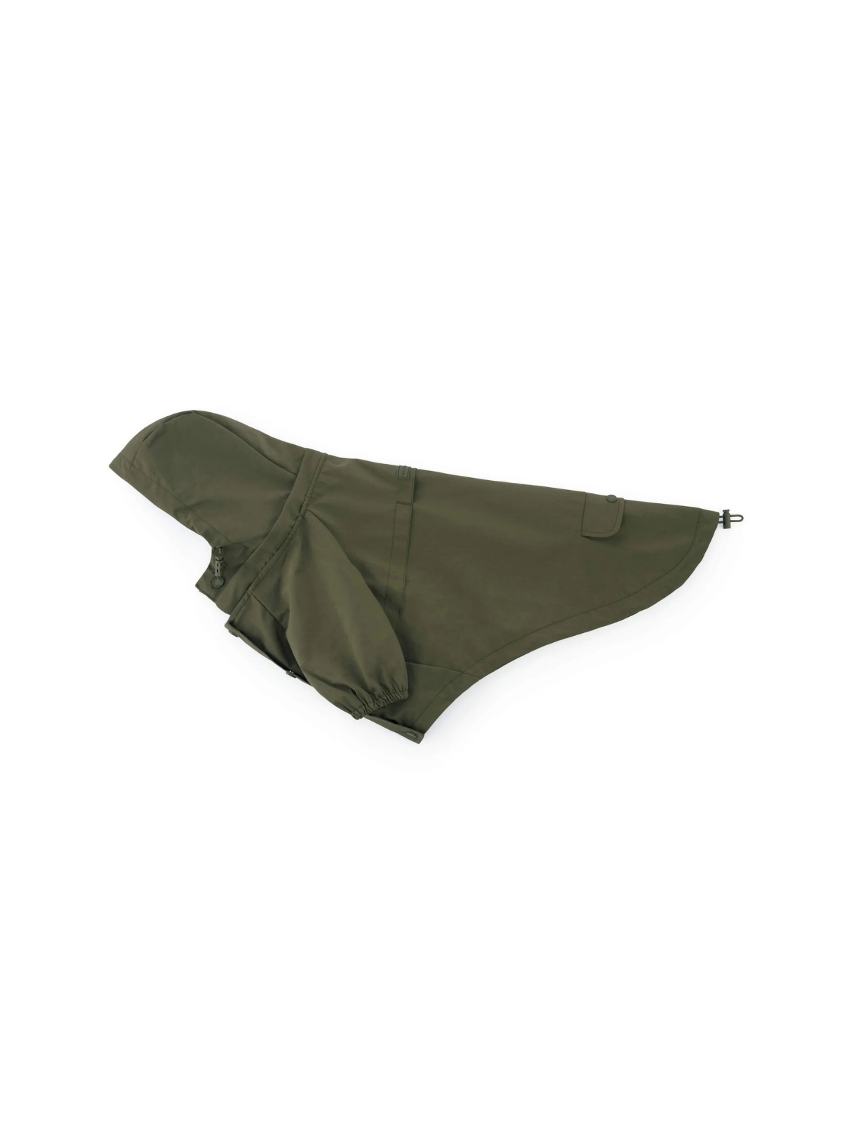 Olive Dog Raincoat
