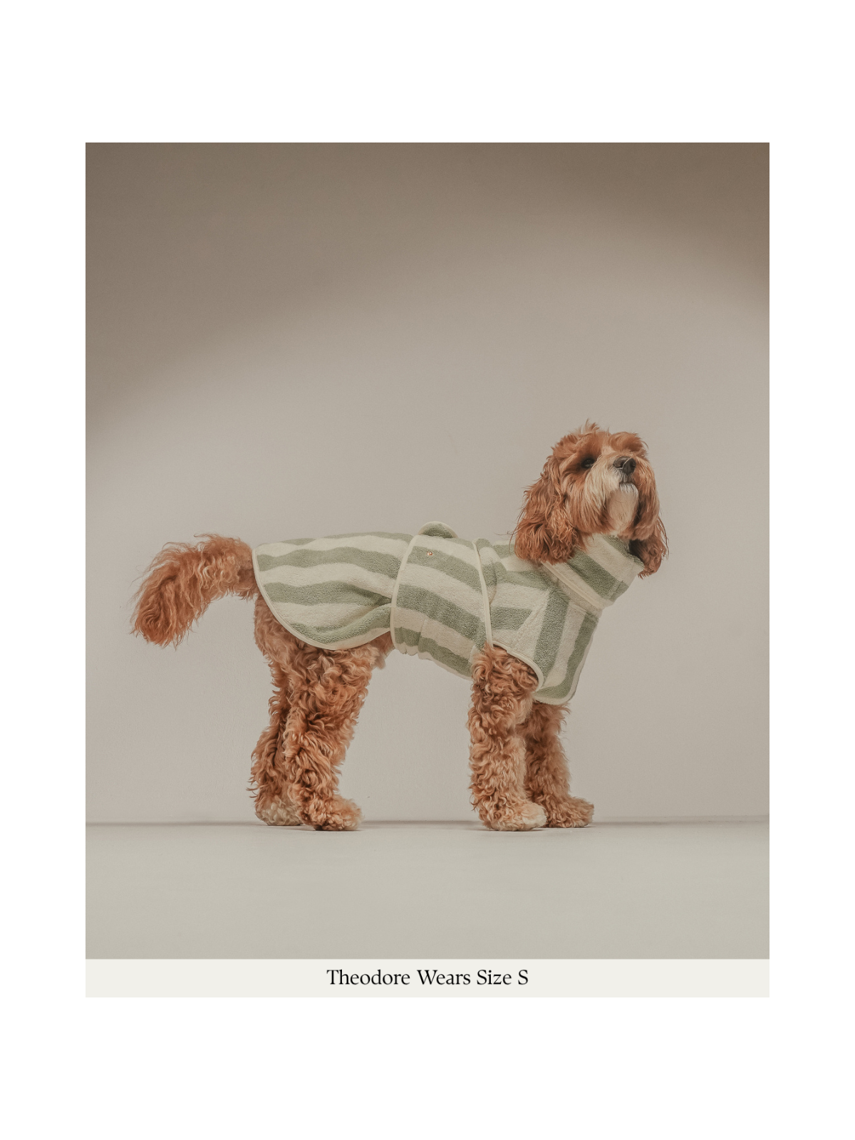 The Cosy Cloak Drying Robe – Matcha Stripe