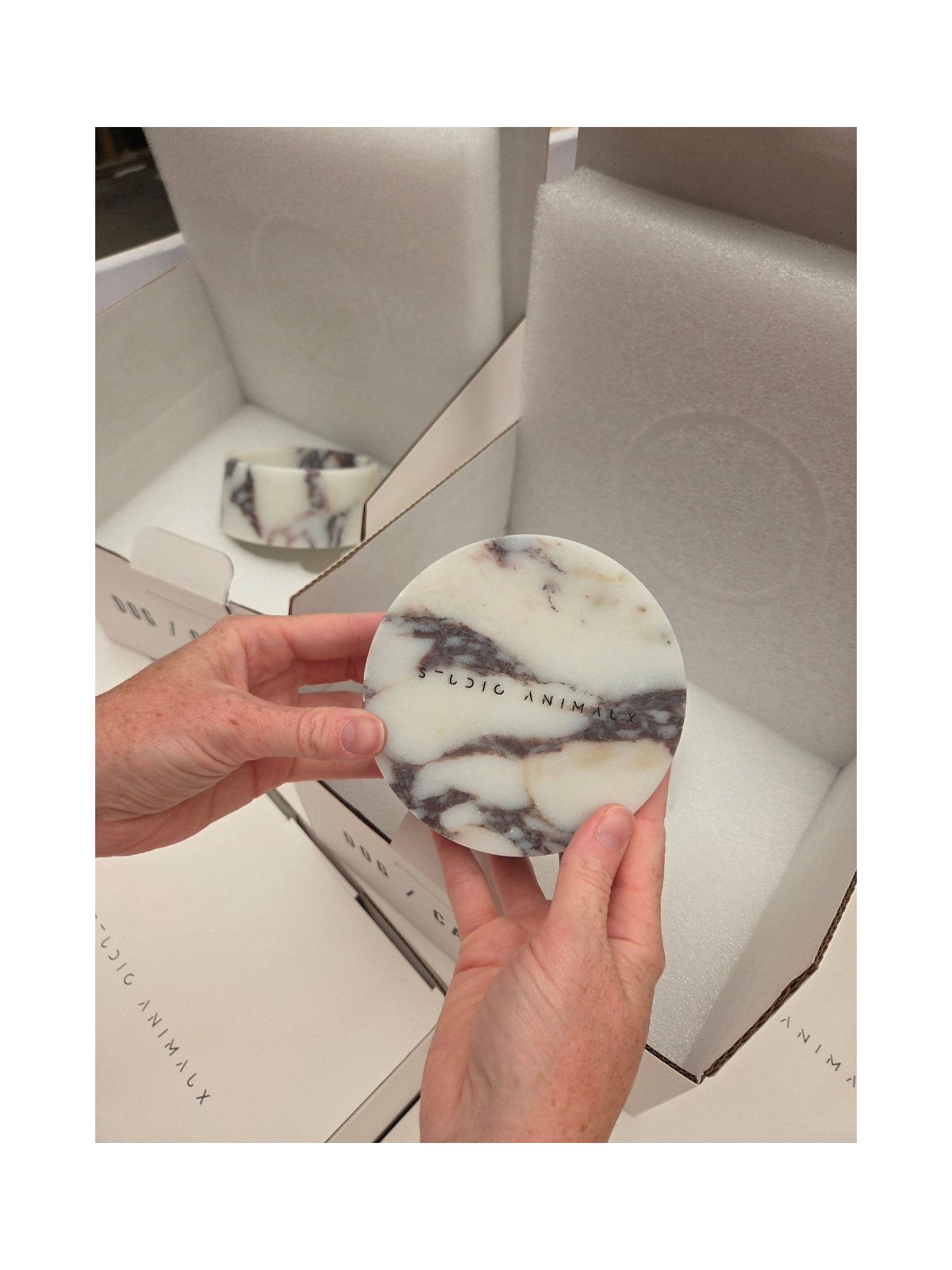 Marble Bowl – Calacatta Viola