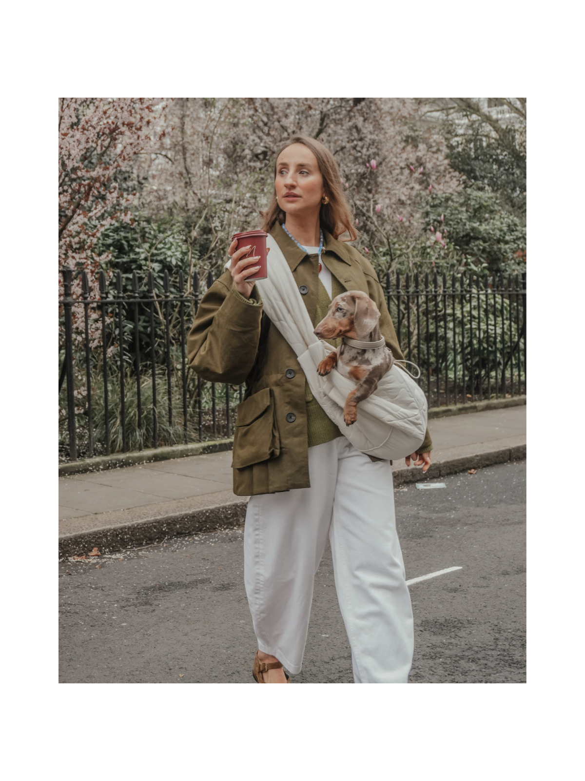 Quilted Sling – Marshmallow