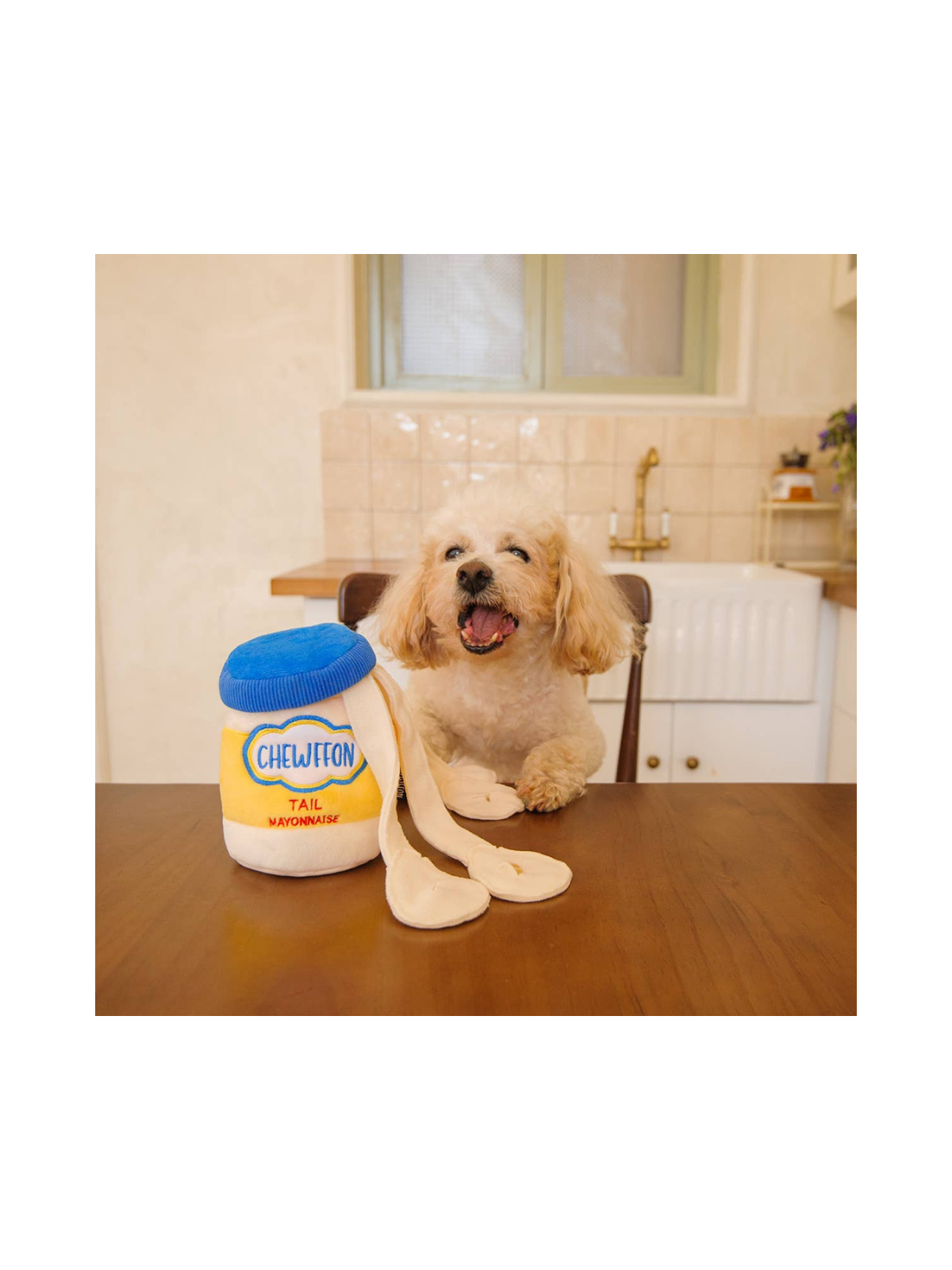Mayo Jar Snuffle Puzzle Toy
