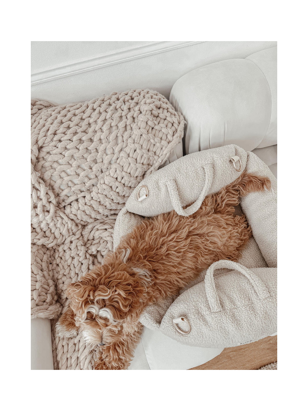 The Cosy Car Seat - Vegan Sherpa