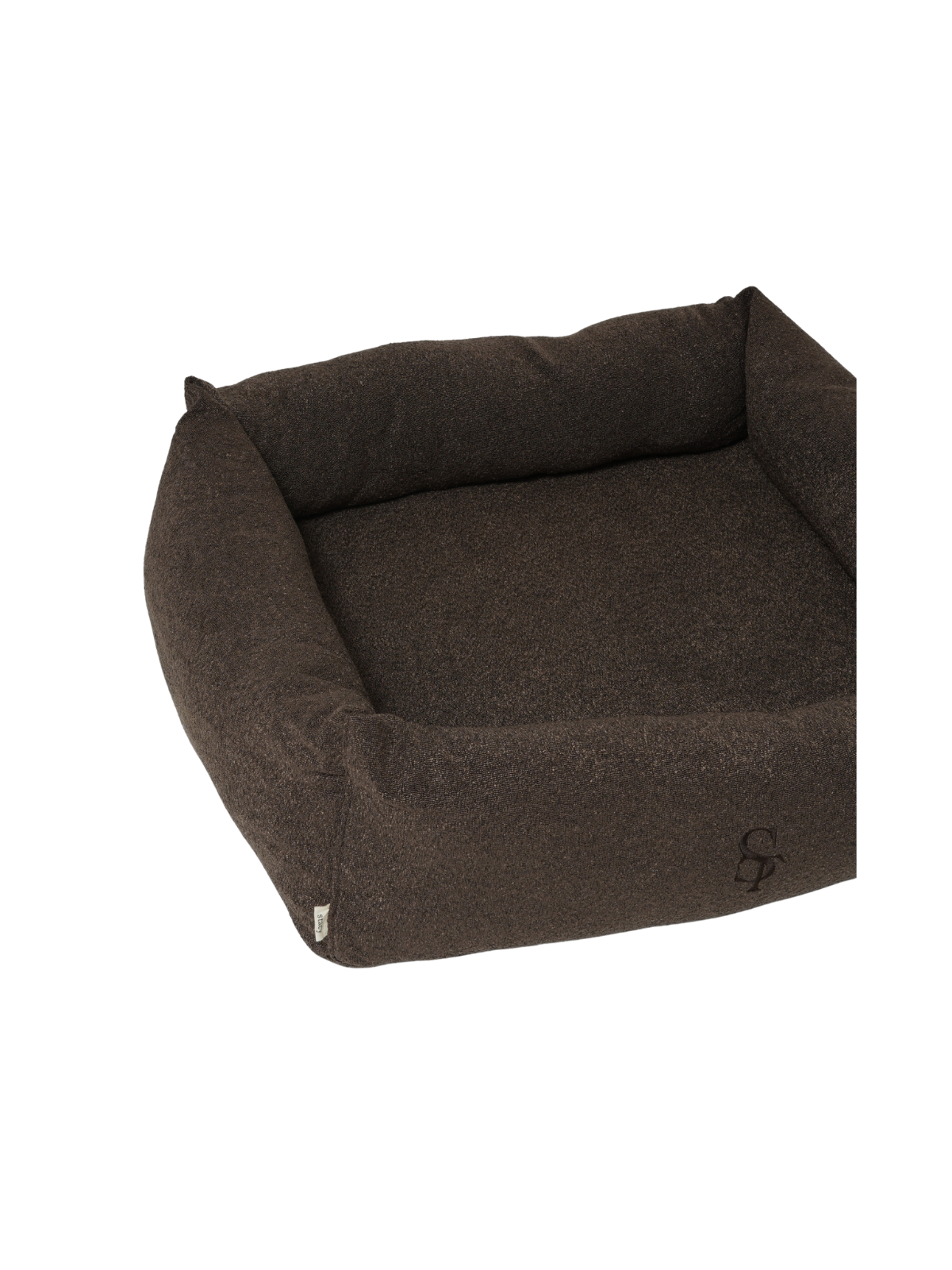 Vera Dog Bed – Chestnut Bouclé