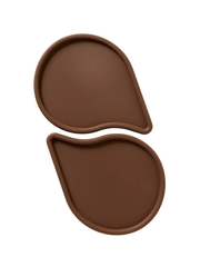 Drop Pet Food Bowl Mats – Espresso (Set of 2)