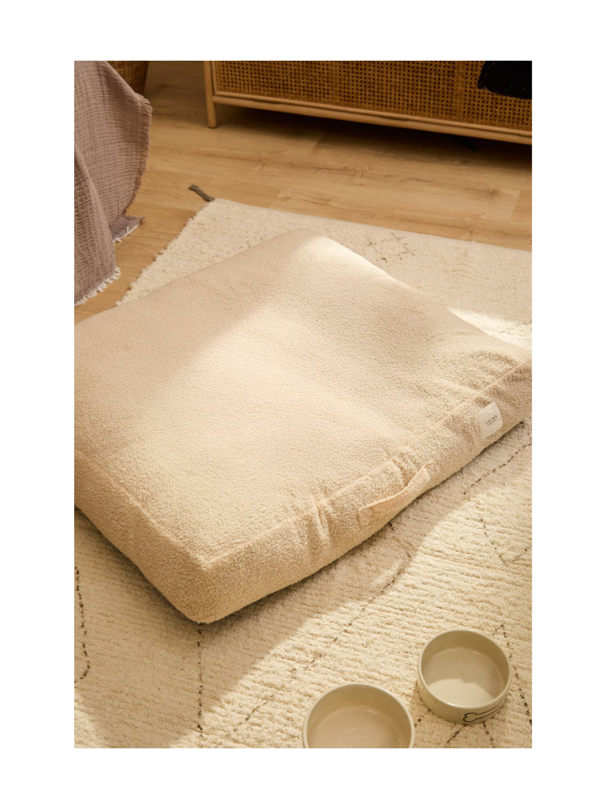 Taico Teddy Dog Cushion – Beige
