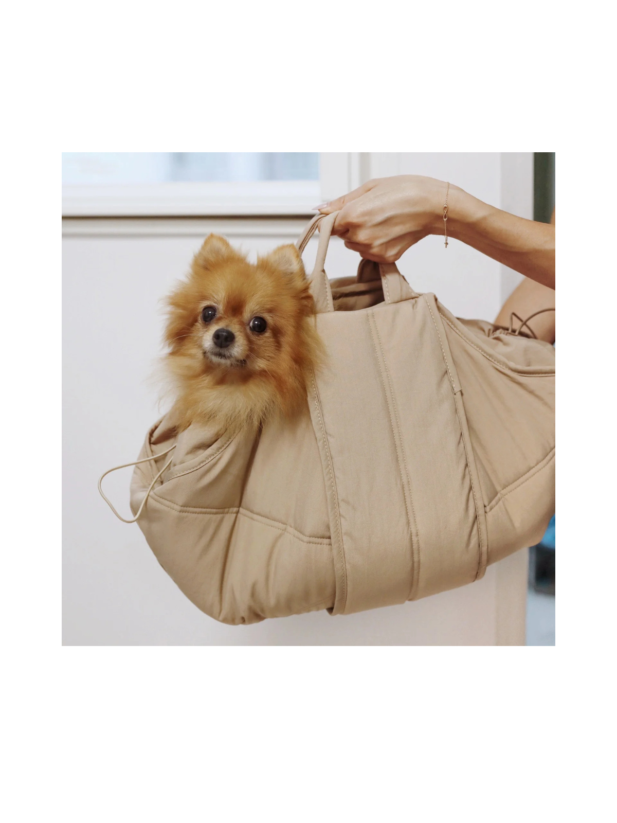 OLLA Petite Pet Carrycot – Camel
