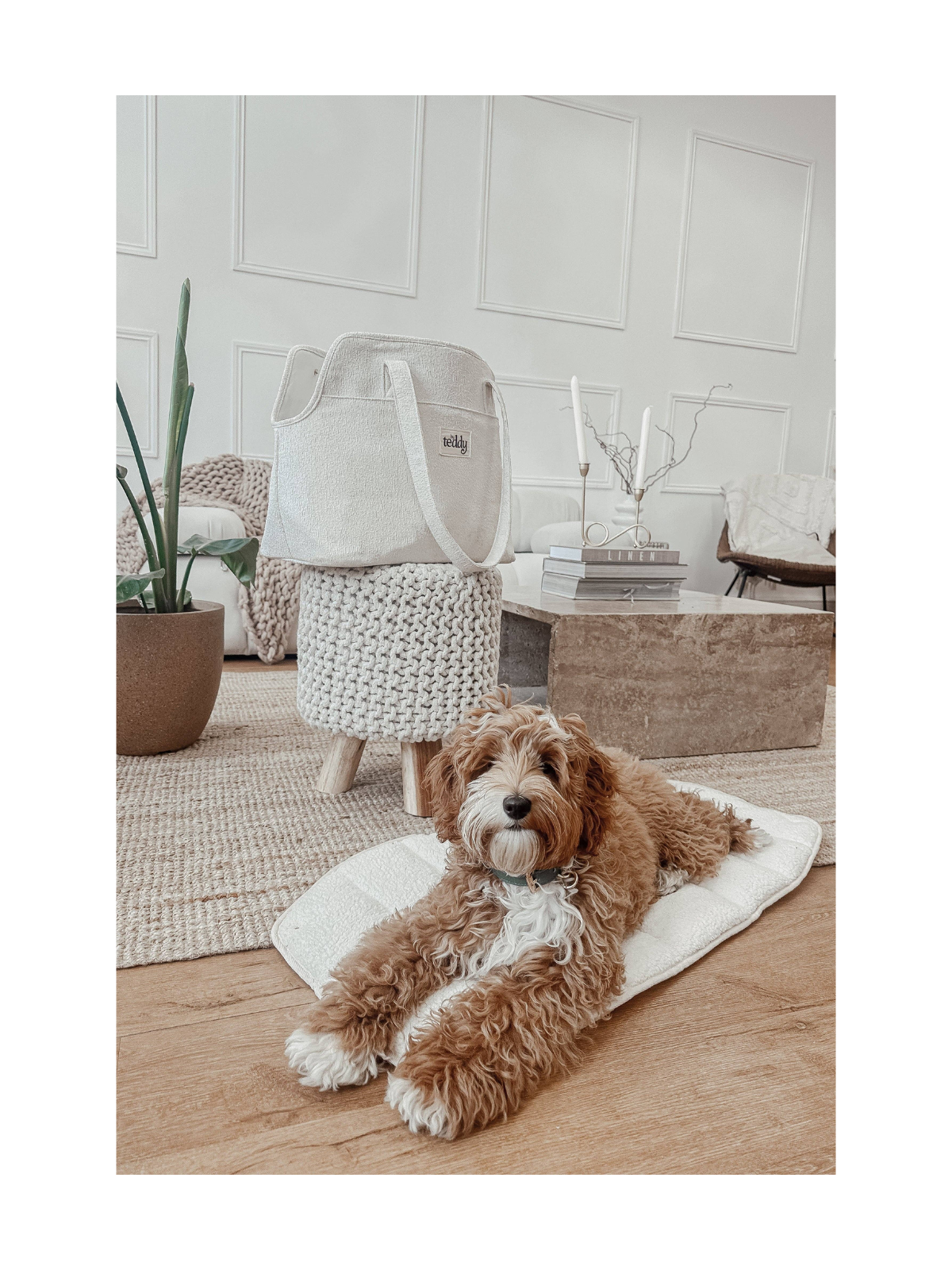 The Bouclé Carrier – Marshmallow