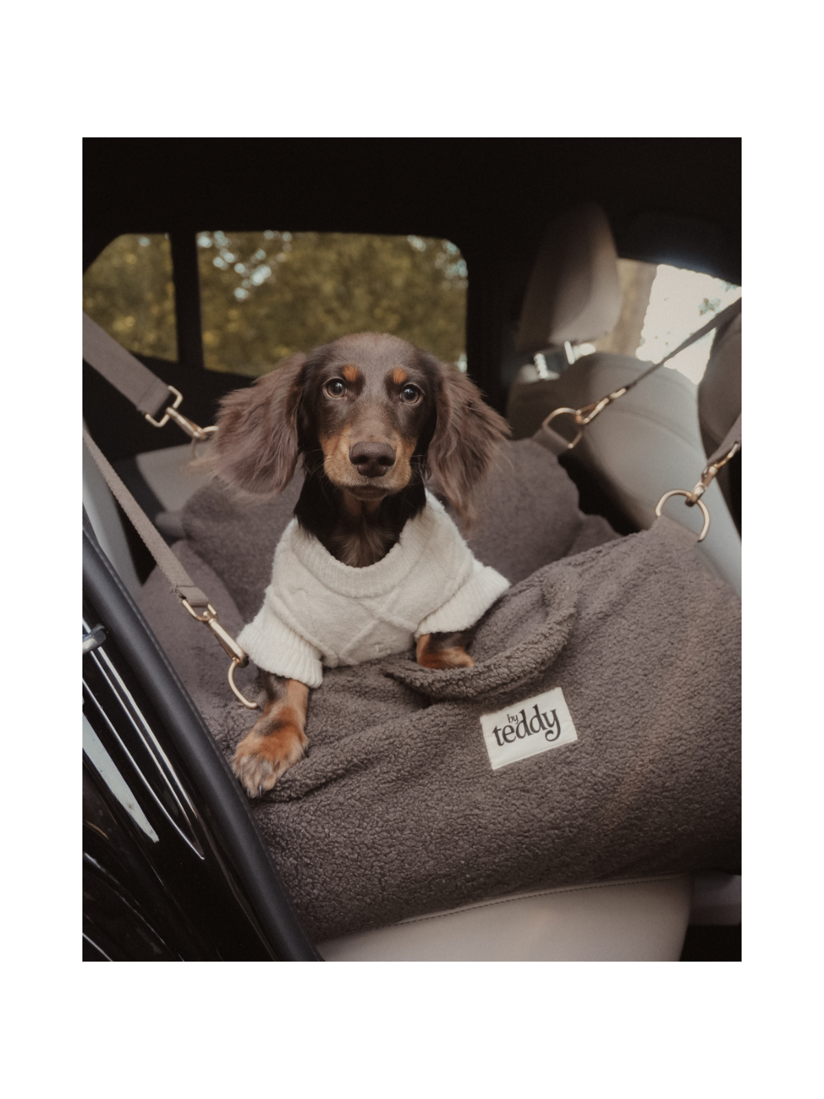 The Cosy Car Seat - Chocolate
