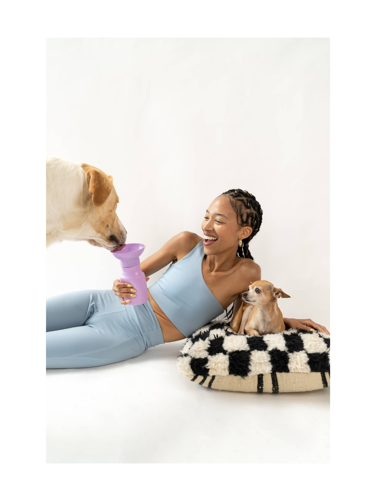 Travel Water Bottle (450ml) - Lilac