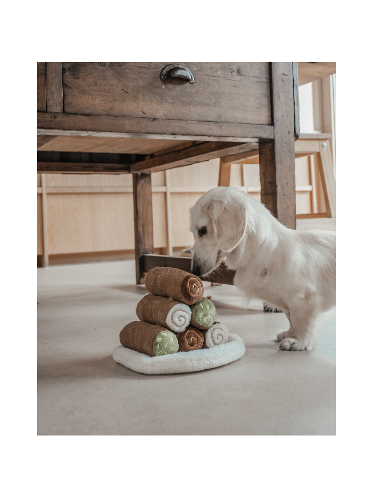 Cannoli Pyramid Interactive Dog Toy