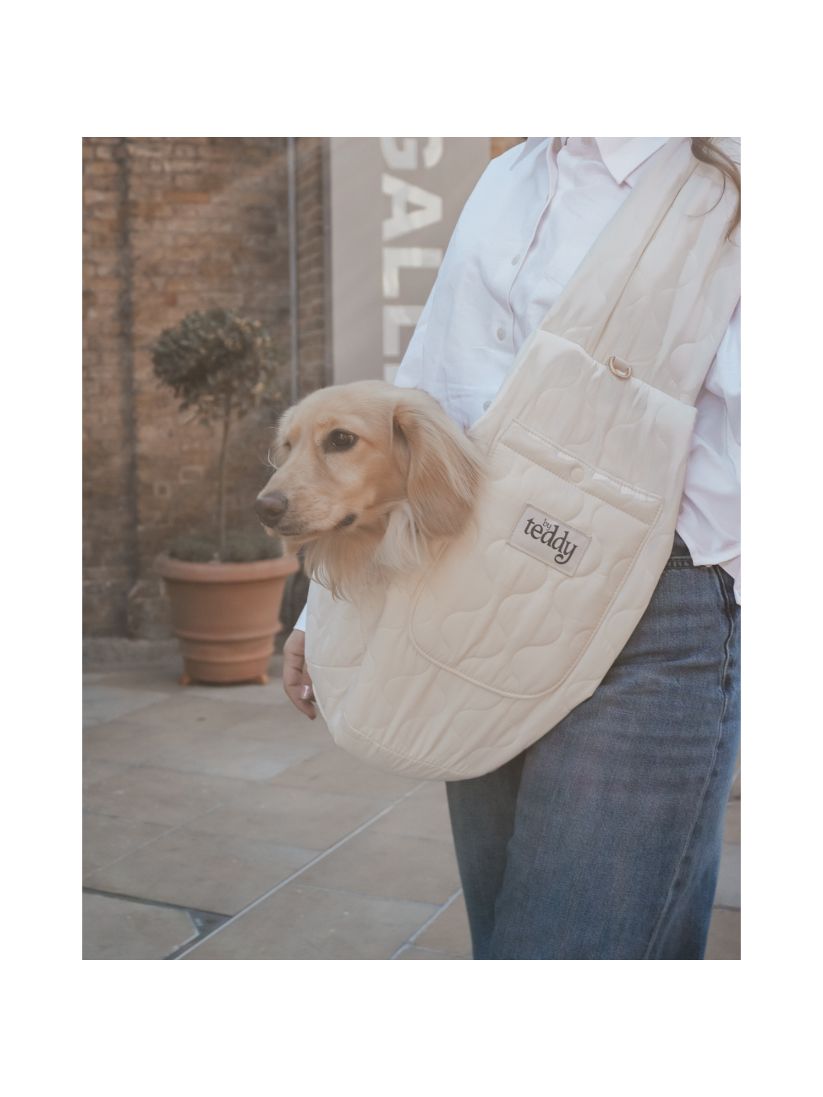 Quilted Sling – Marshmallow