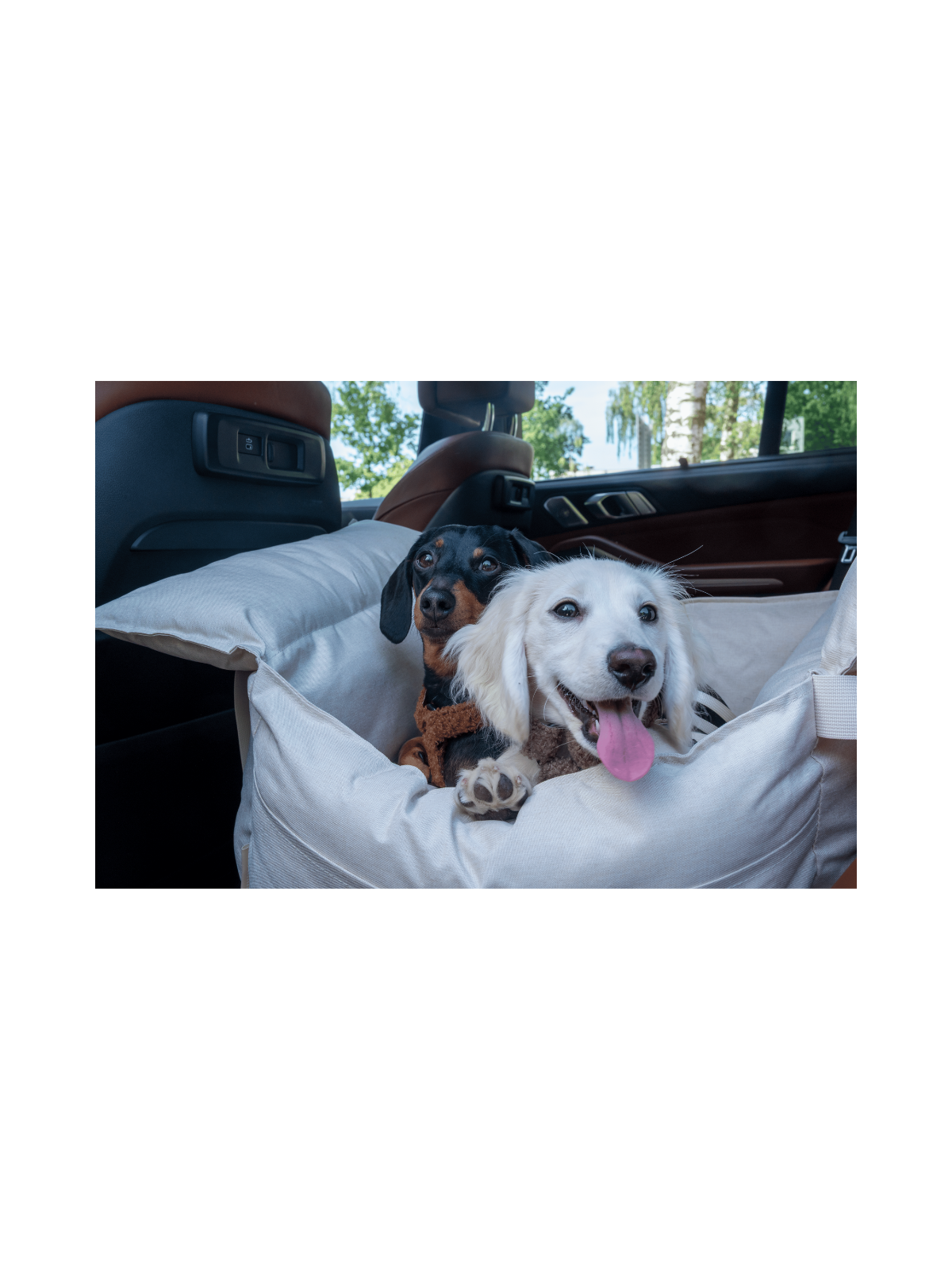 Dog Car Seat – Beige