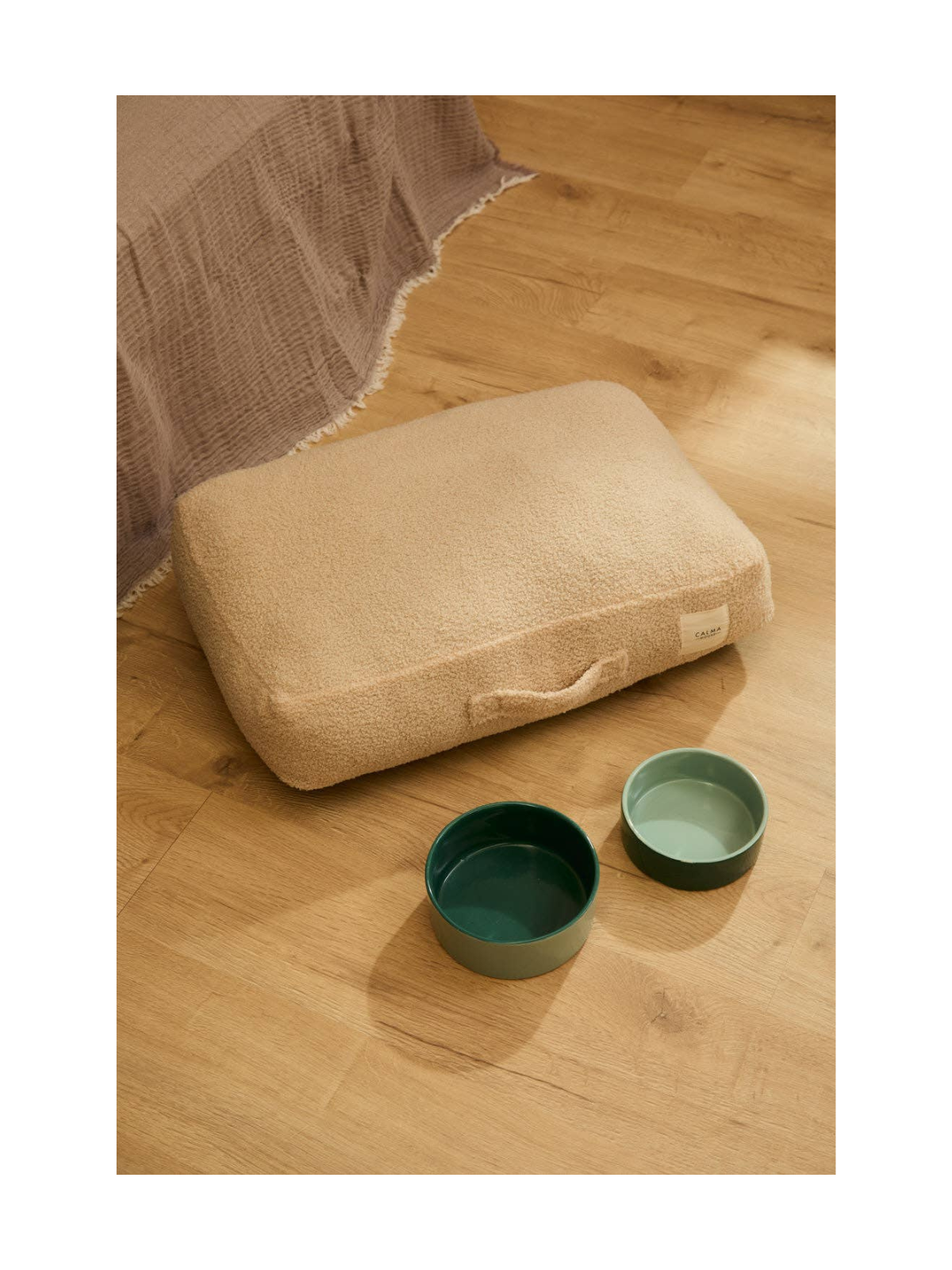 Taico Teddy Dog Cushion – Beige