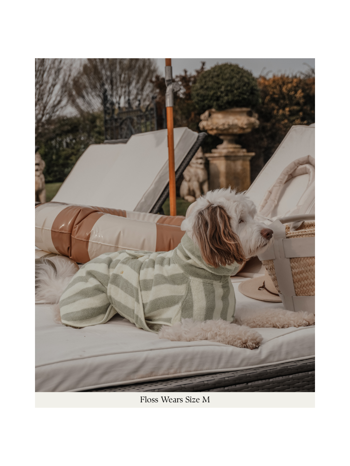 The Cosy Cloak Drying Robe – Matcha Stripe
