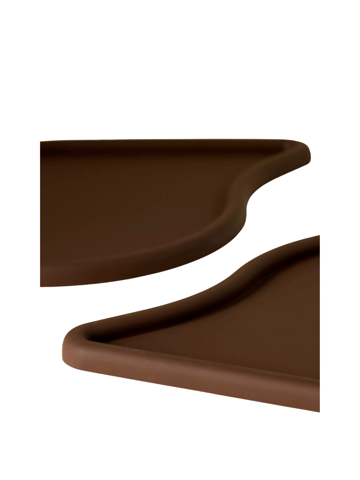 Drop Pet Food Bowl Mats – Espresso (Set of 2)