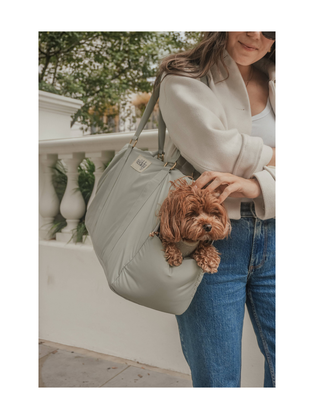 Puffer Dog Carrier – Matcha