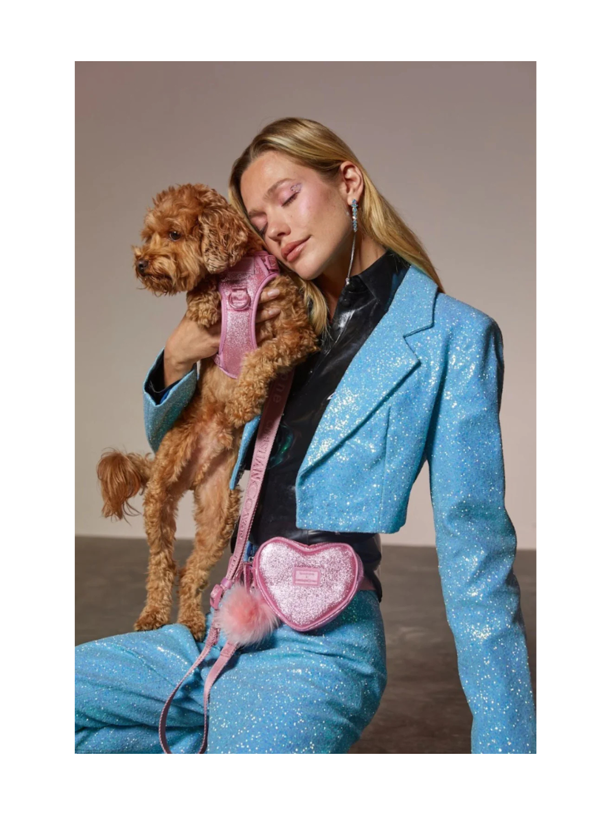 Maxbone x Christian Cowan Glitz Walk Set – Hot Pink