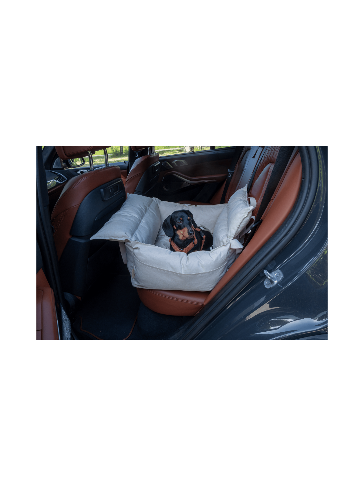 Dog Car Seat – Beige