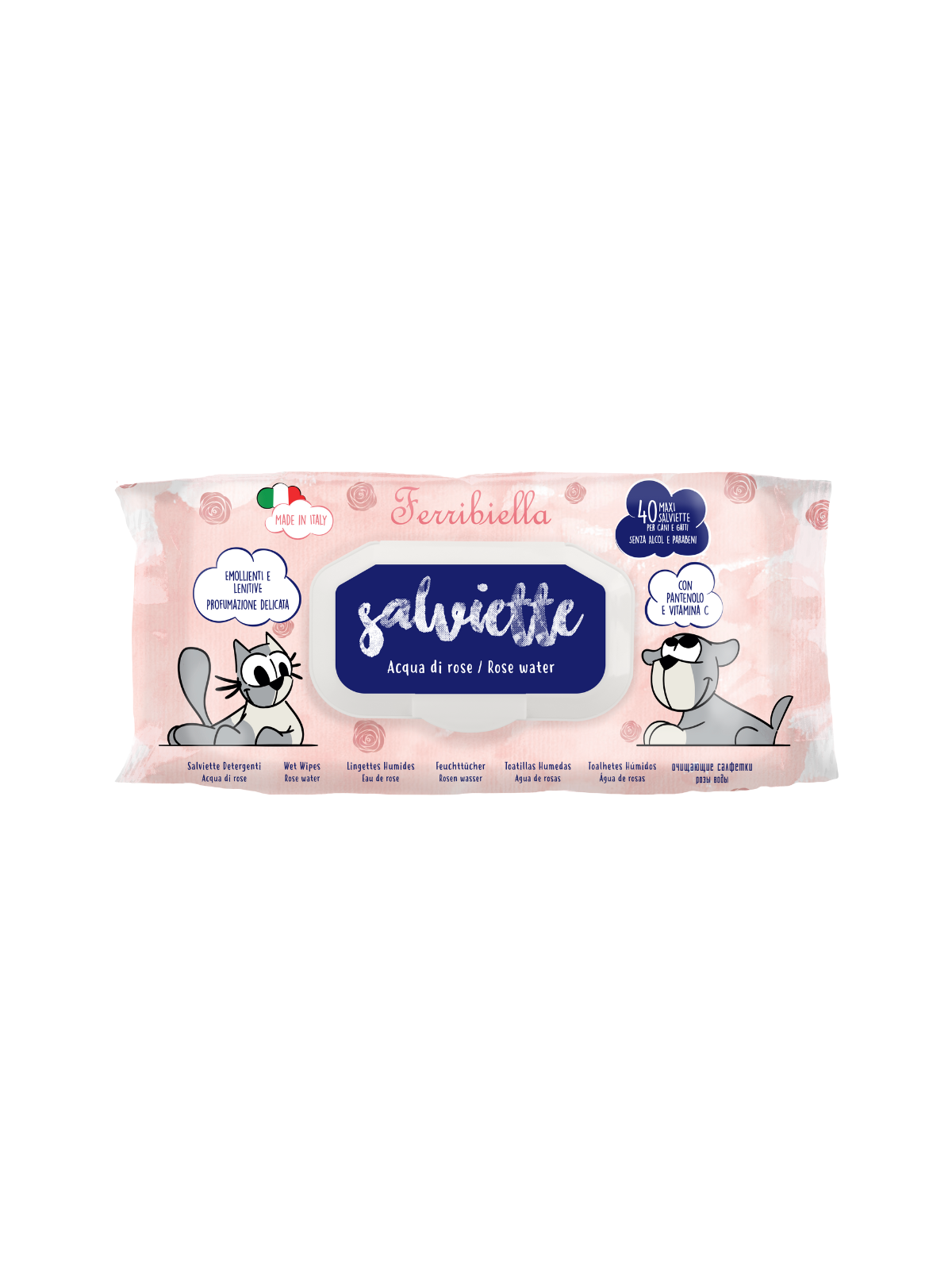 Rose Water Grooming Wipes