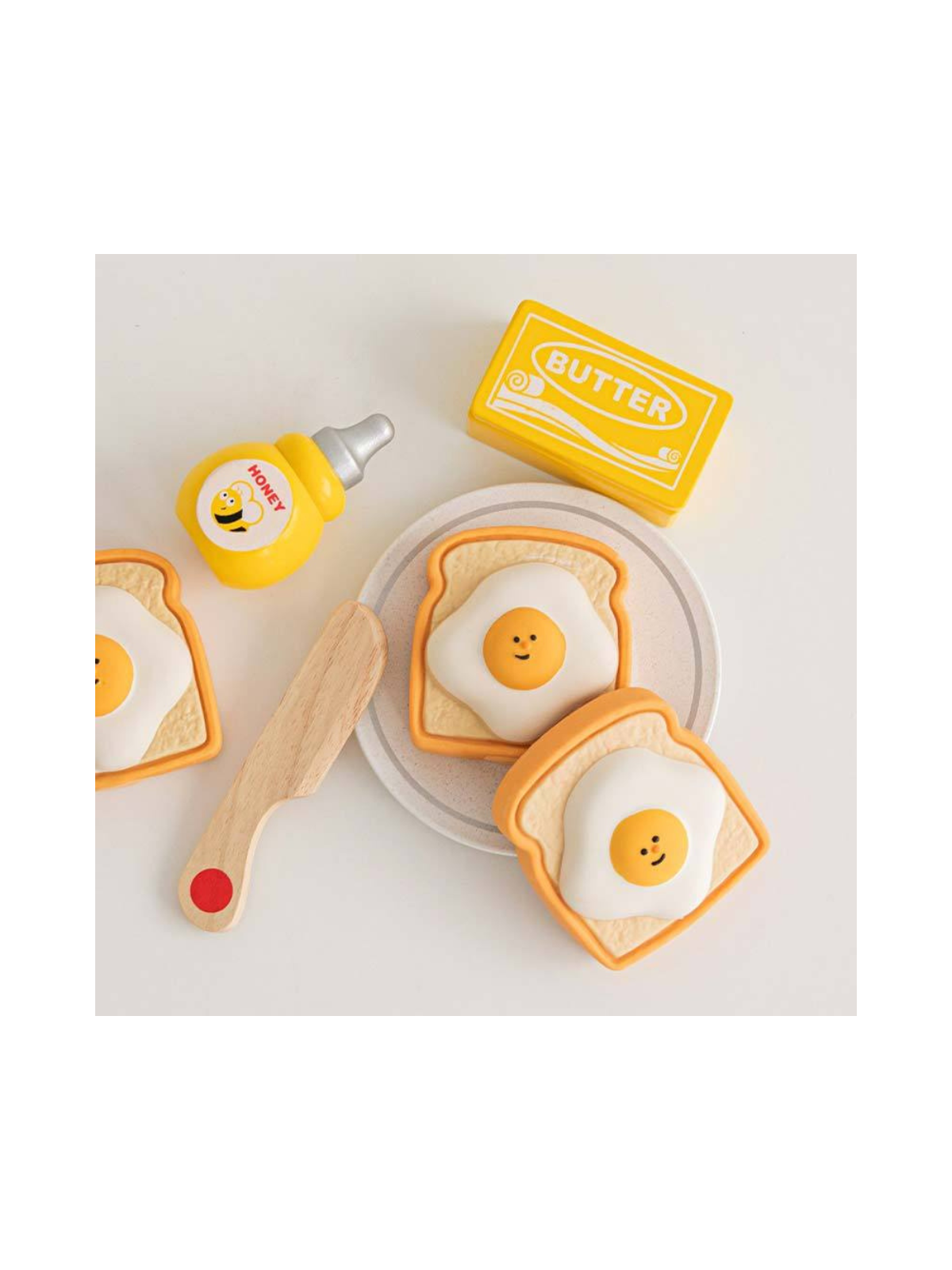 Egg Toast Latex Dog Toy