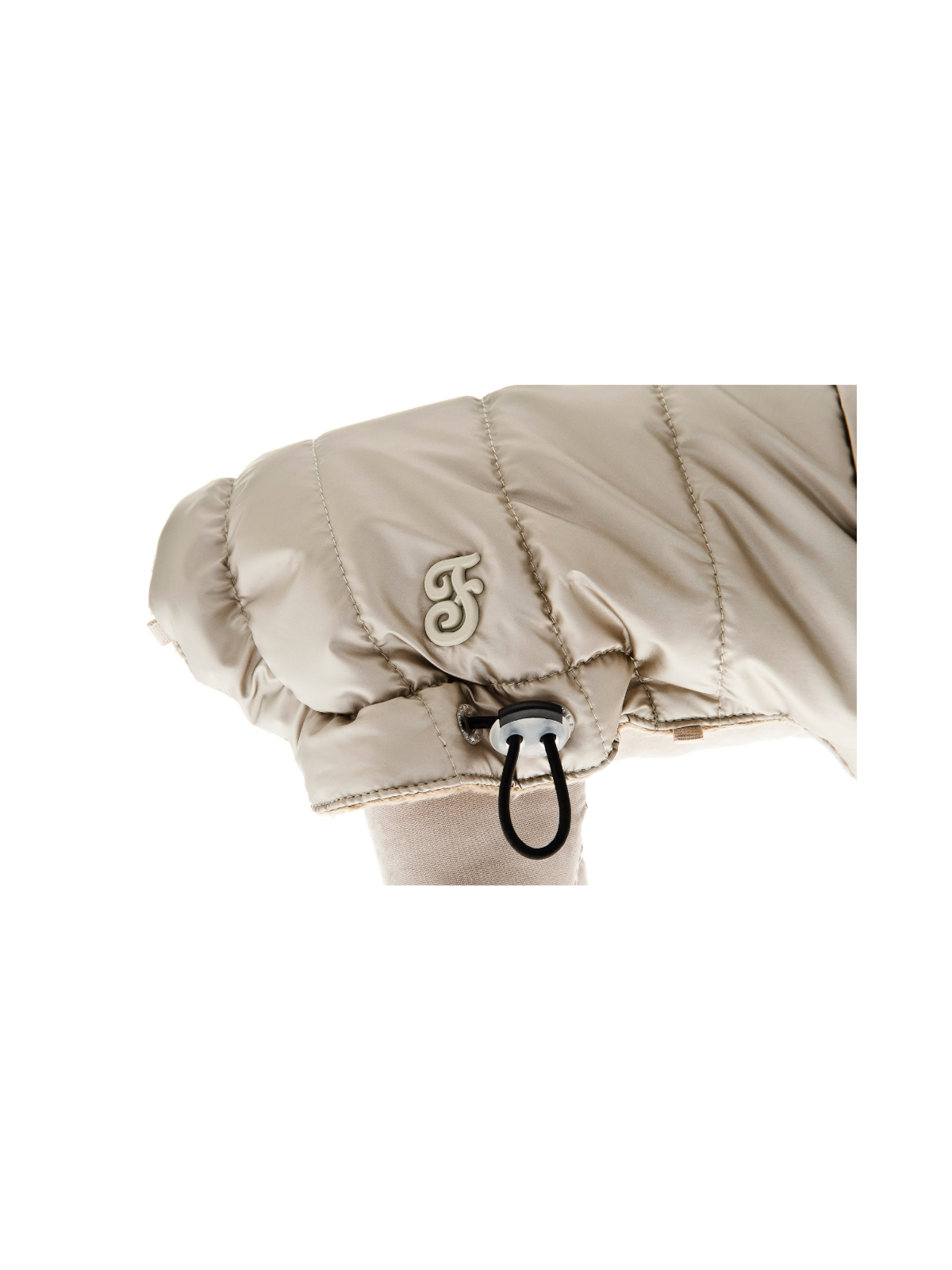 Cristallo Puffer Jacket – Beige