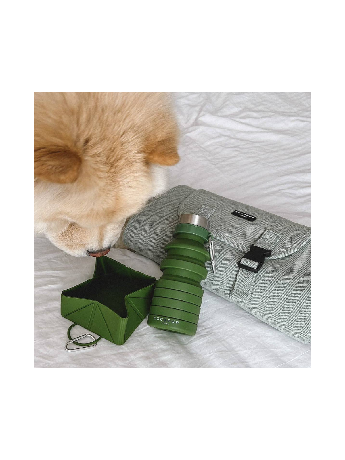 Foldable Travel Bowl - Khaki