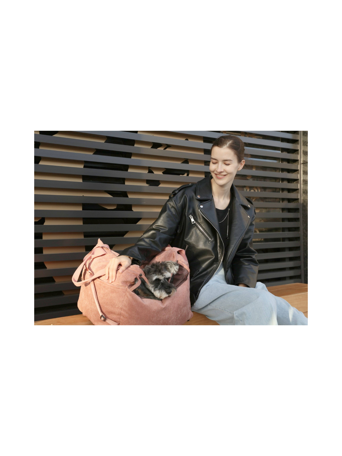 Puff Guard Dog Car Seat - Pink
