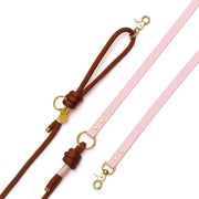 Hands-Free Leash Rope x Biothane – Havana – Silver Hardware