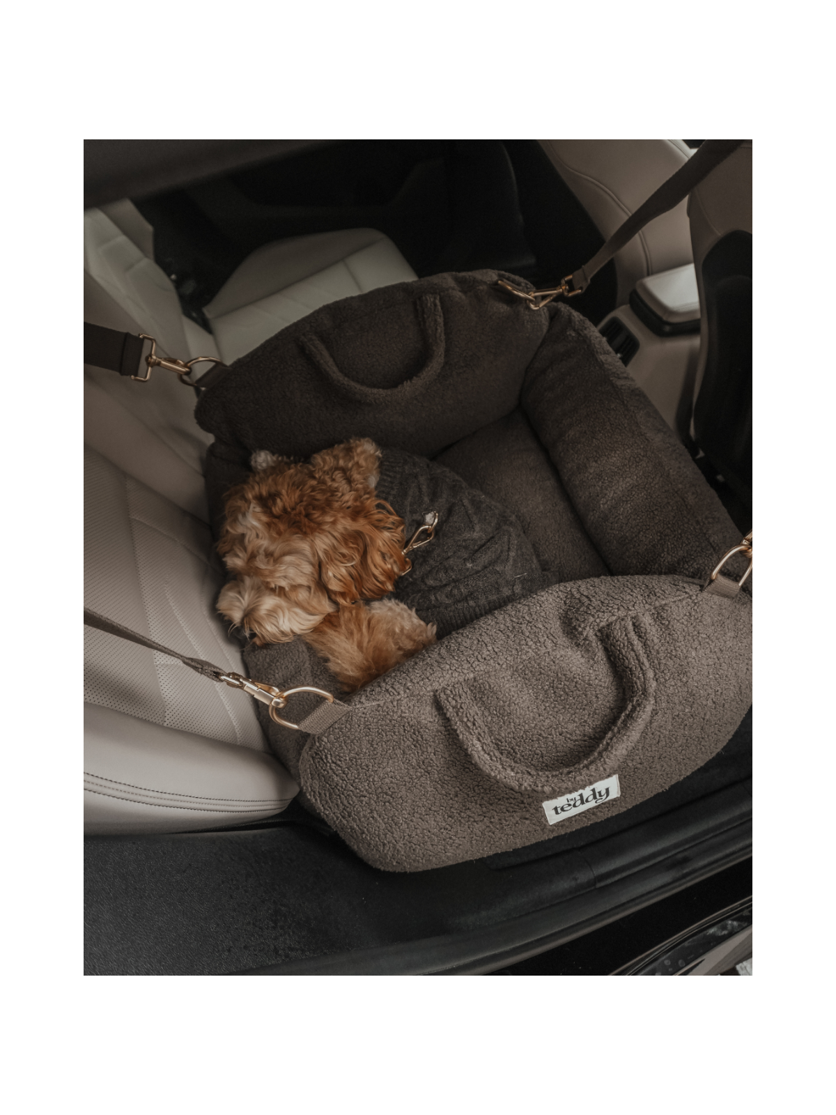 The Cosy Car Seat - Chocolate