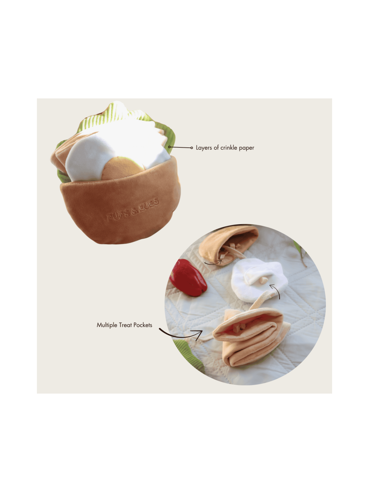 Pita Pocket Nosework Toy