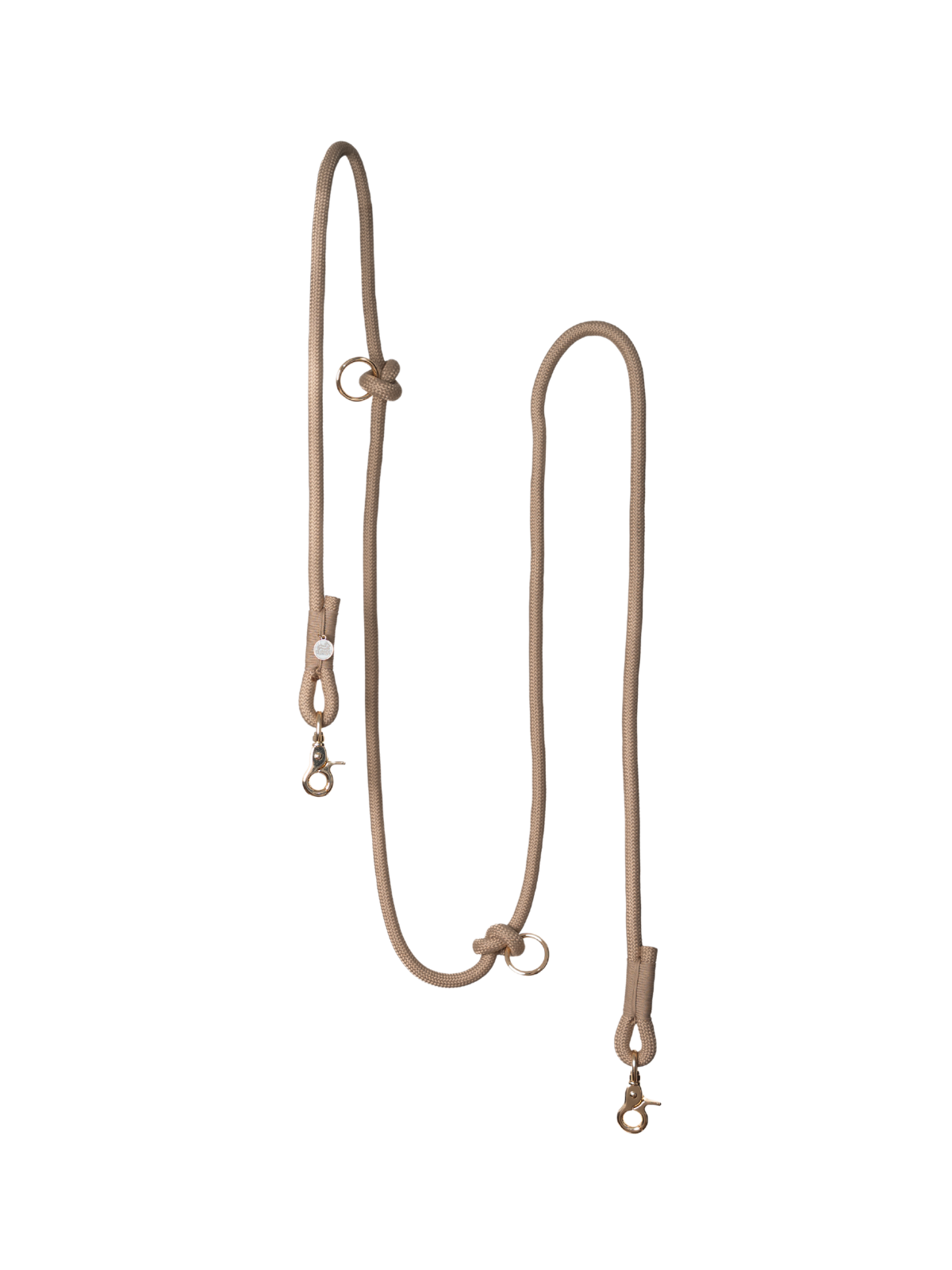Hands Free Braided Leash – Sand