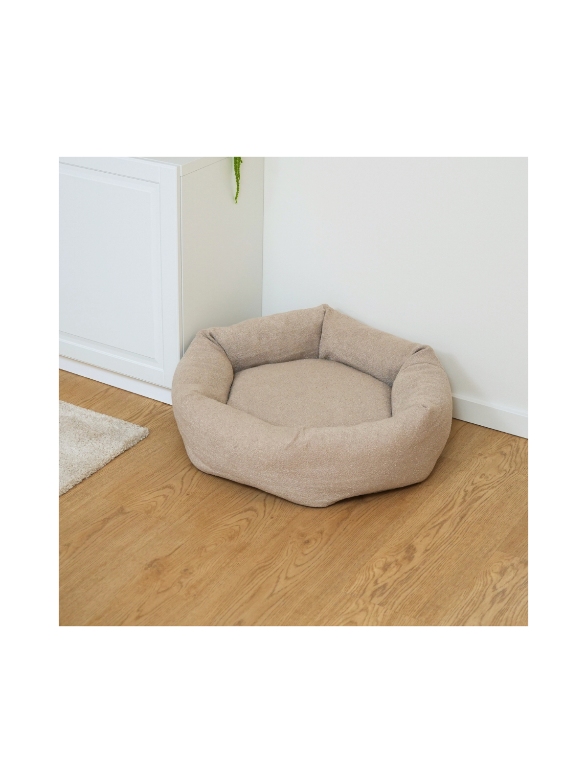 Luna Dog Bed 3.0 – Oat Bouclé