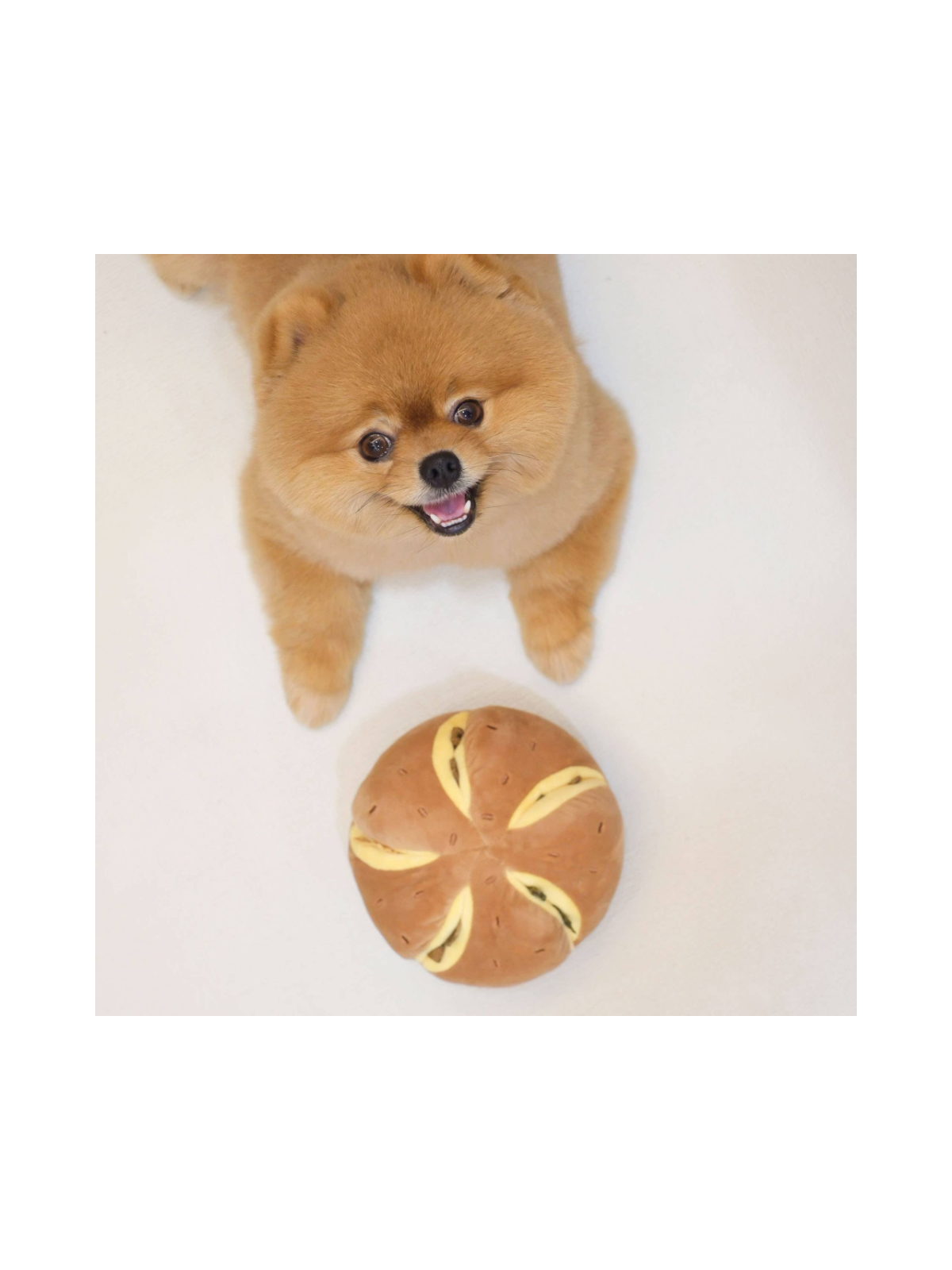 Cheesy Bread Nosework Toy