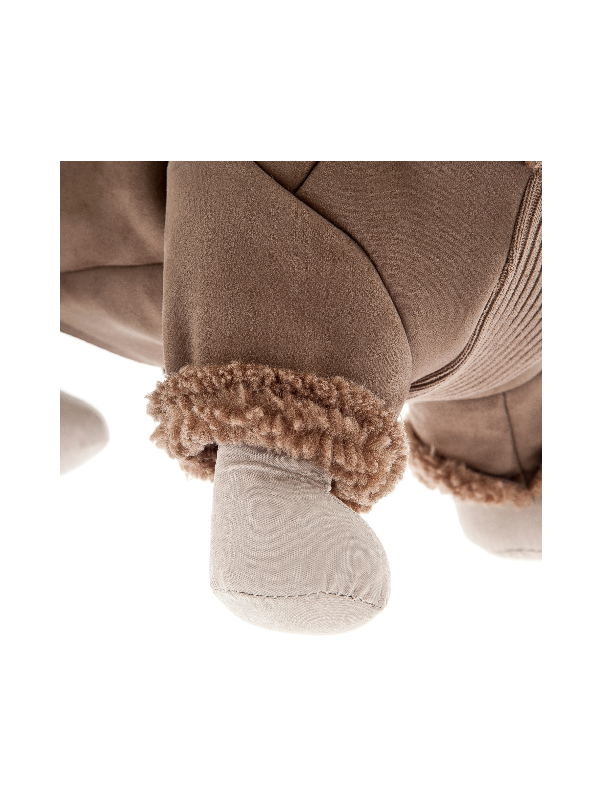 Poesia Shearling Dog Coat – Brown