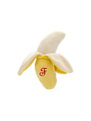 Fluffy Banana Dog Toy