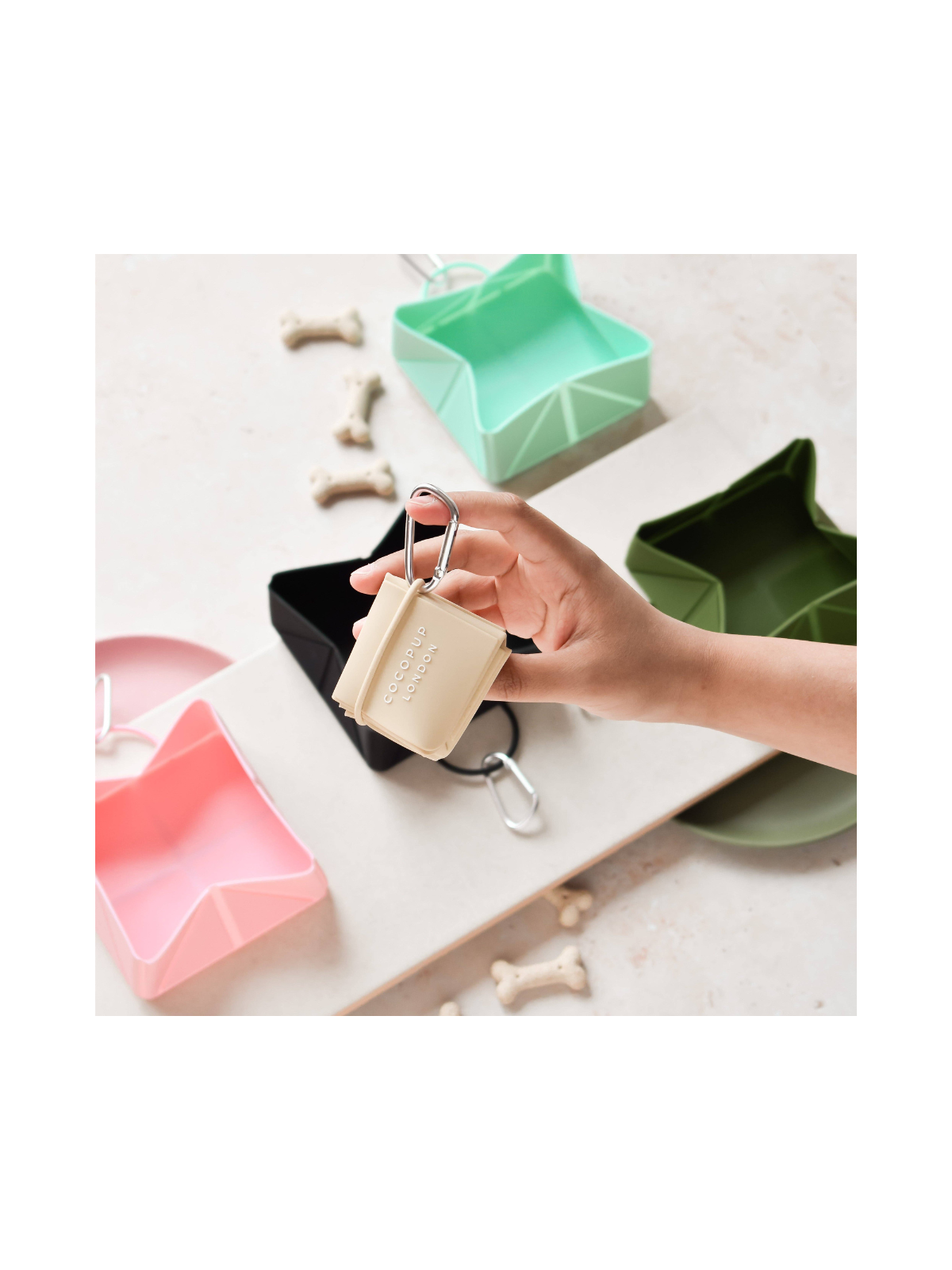 Foldable Travel Bowl - Nude