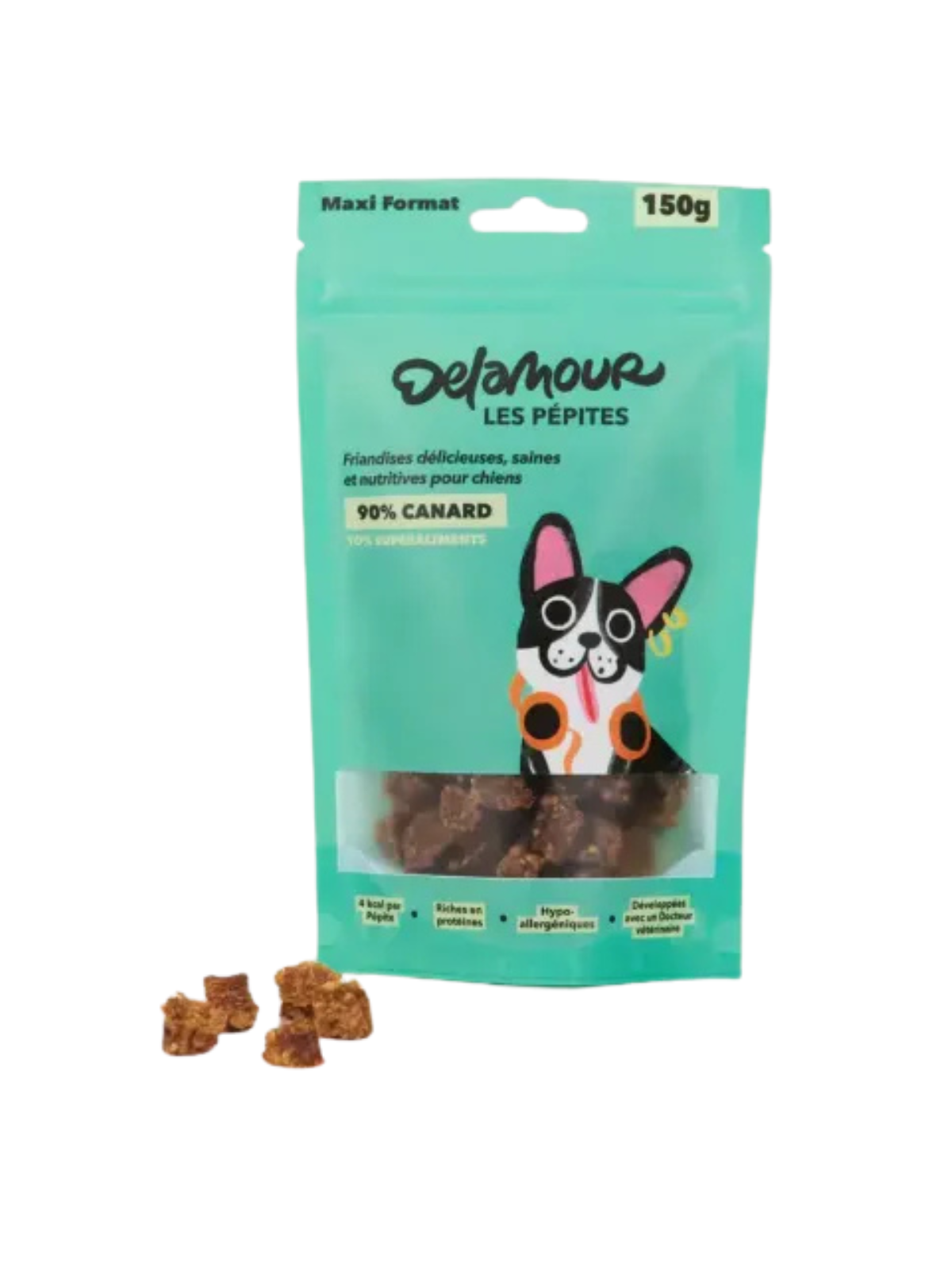 Les Pépites Air-Dried Duck Snacks – Refill