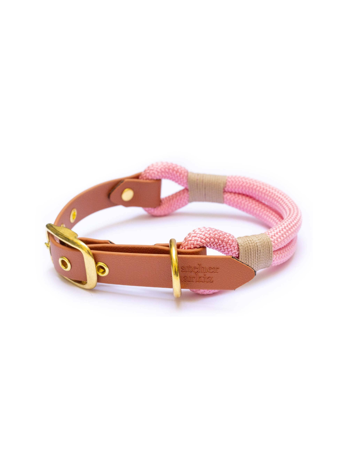 Rope Collar - Pastel Pink