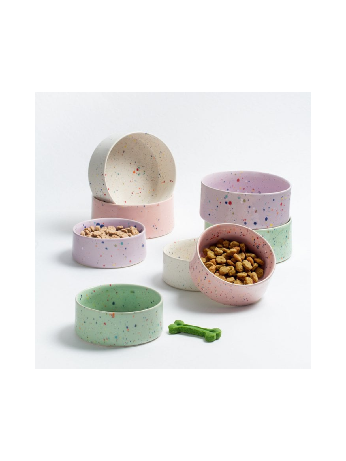 New Party Pet Bowl - White