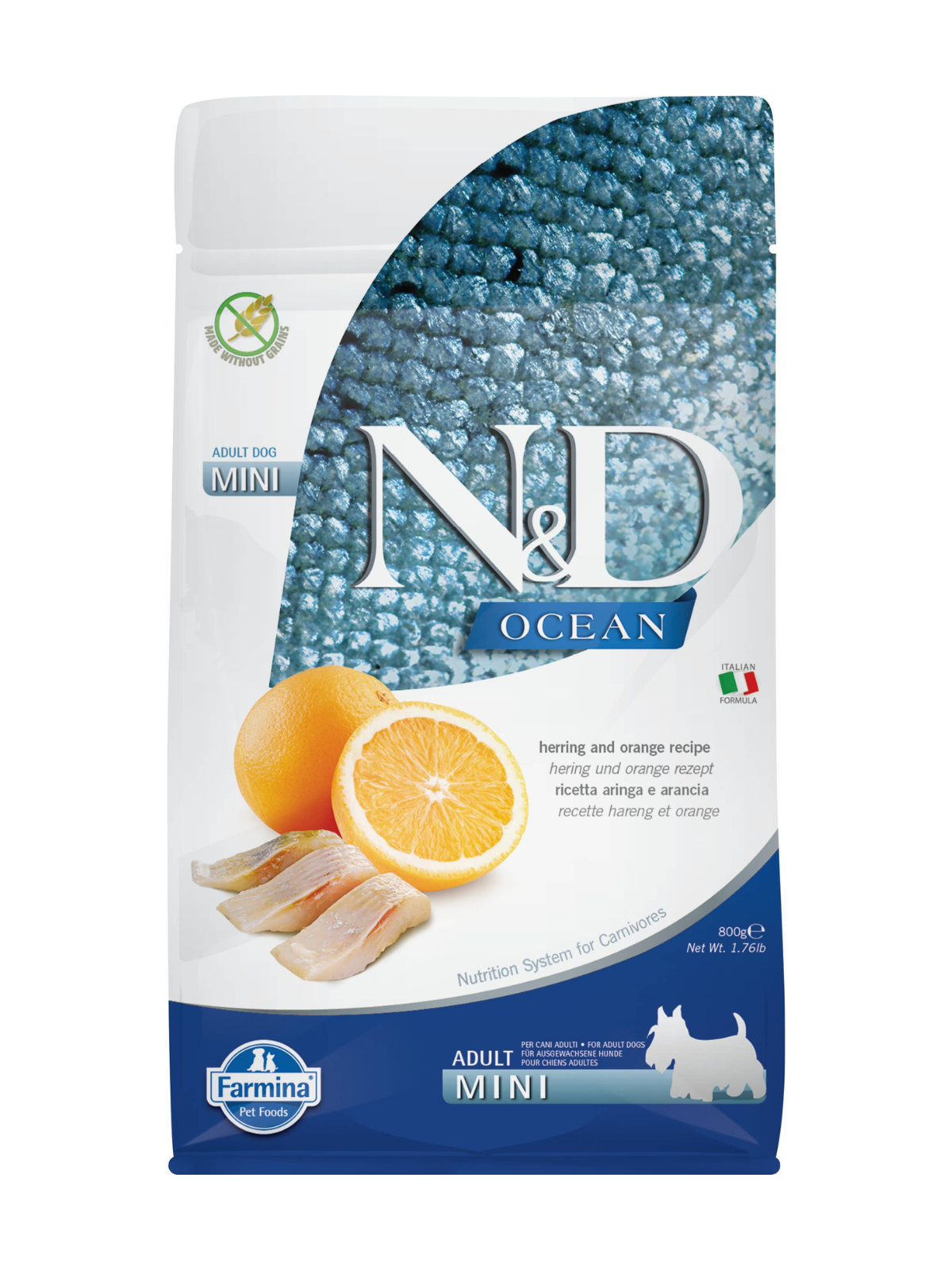 Ocean Herring Adult Mini (800g)