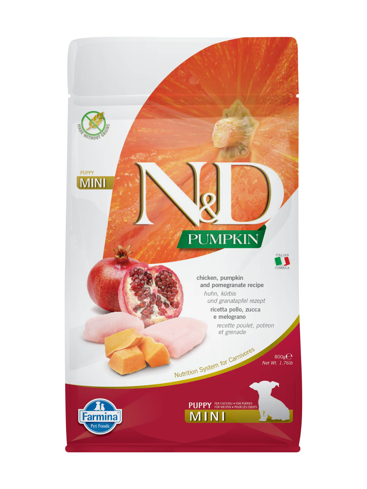 Pumpkin Chicken Puppy Mini (800g)