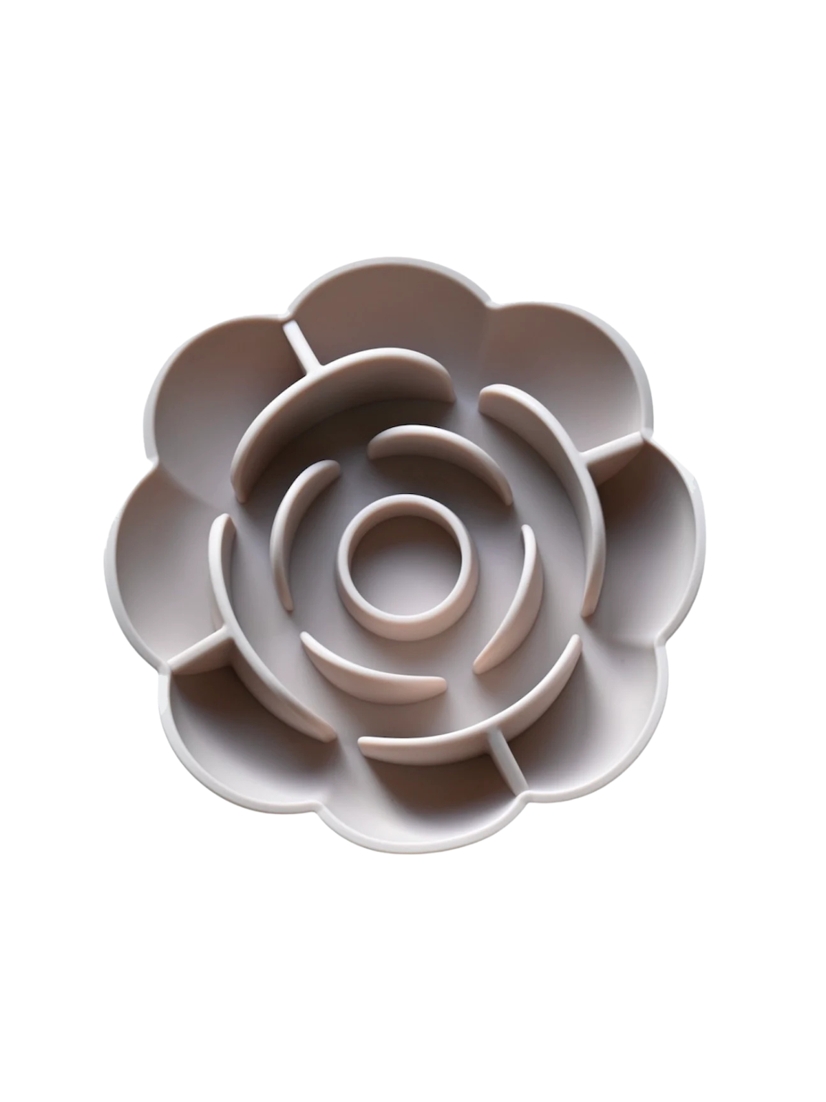 Rose Slow Feeder Lick Mat – Beige